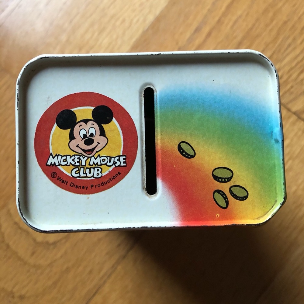 Vintage Hallmark Mickey Tin Mousekabank - Picture 3 of 6